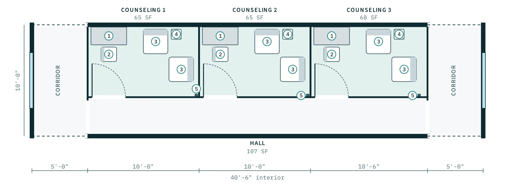 Behavioral Health floor plan